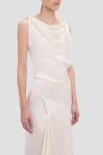 Posy Gown In Ivory - Image 3