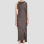 Kyra Midi Dress In Ore