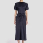 Bela Midi Dress In Midnight