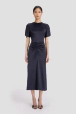 Bela Midi Dress In Midnight