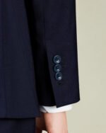 Double Breasted Italian Suit - Dark Navy - Image 3
